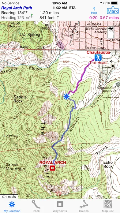 iHikeGPS : Classic Topo Maps应用截图