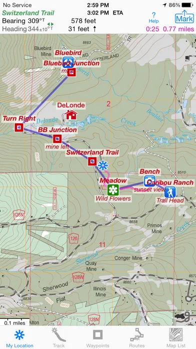 iHikeGPS : Classic Topo Maps应用截图