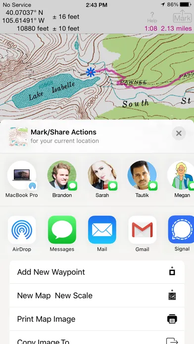 iHikeGPS : Classic Topo Maps应用截图