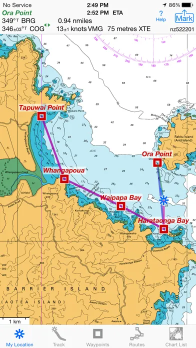 iSailGPS NZ : NZ Marine Charts سکرین شاٹس