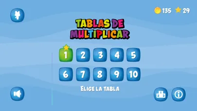Скриншоты Tablas Multiplicar