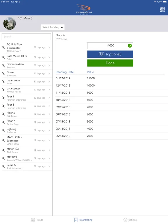 MACH Energy iPad  سکرین شاٹس