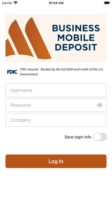 MSB Business Mobile Deposit Screenshots
