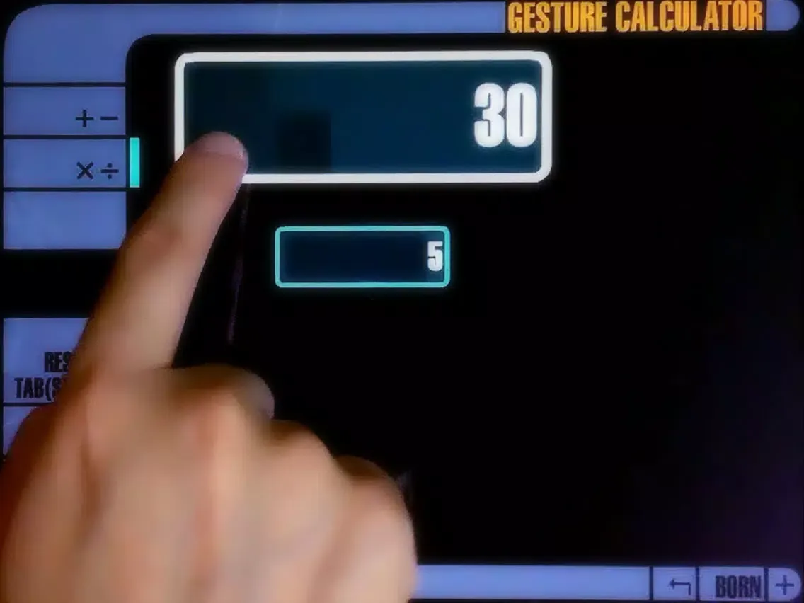 تصاویر Gesture Calculator iPad 