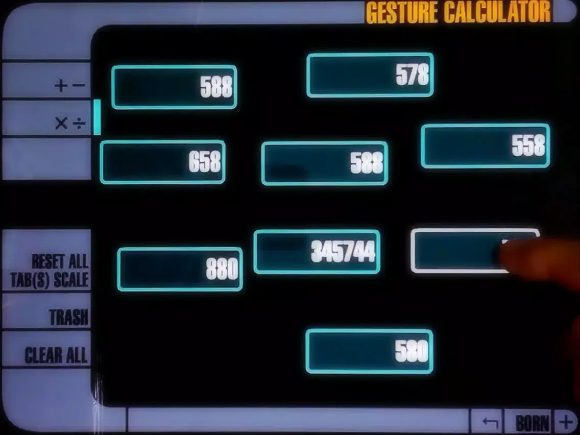تصاویر Gesture Calculator iPad 