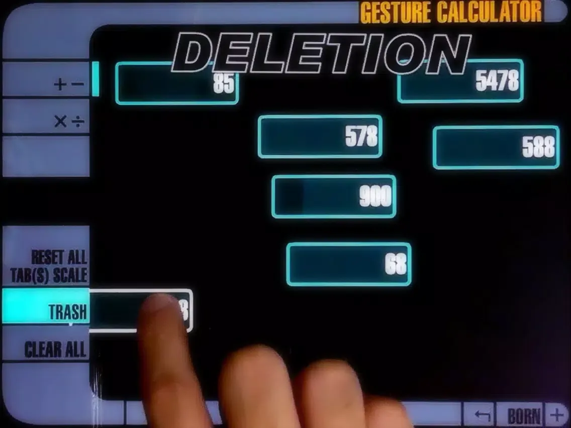 تصاویر Gesture Calculator iPad 