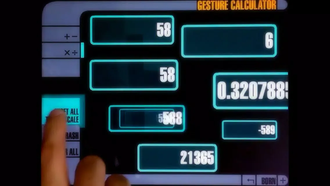 تصاویر Gesture Calculator