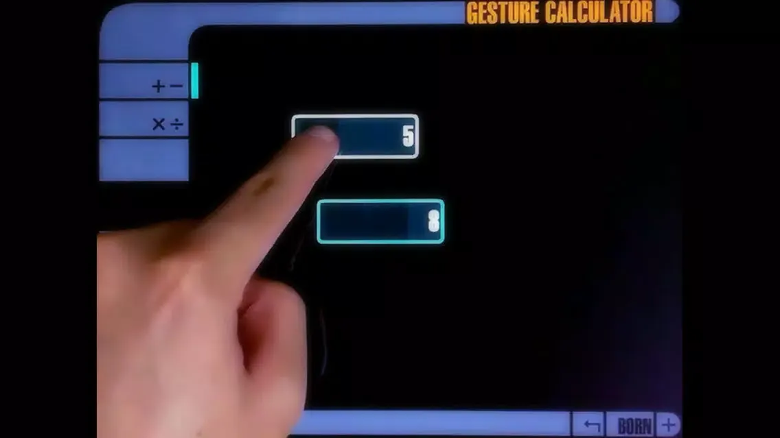 تصاویر Gesture Calculator