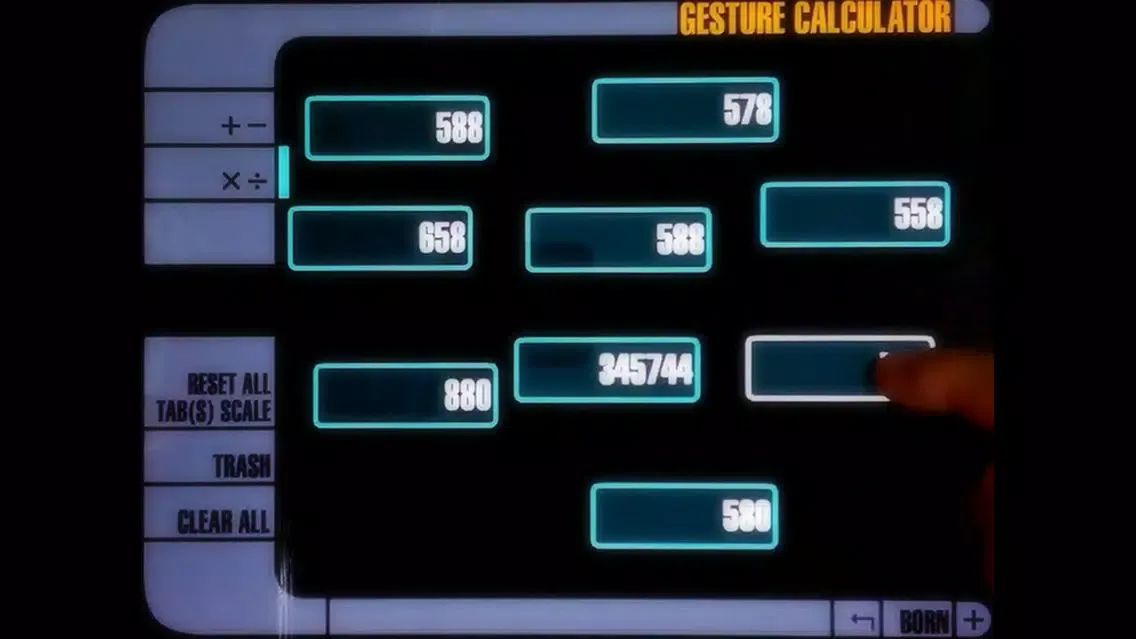 تصاویر Gesture Calculator