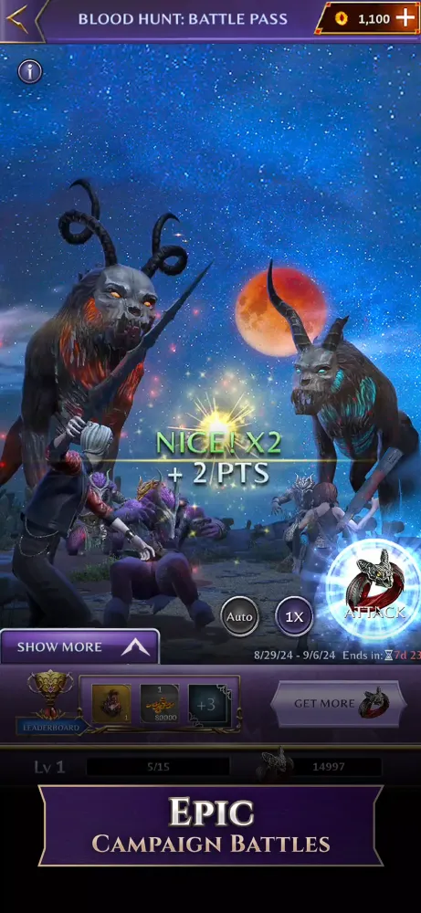 Ảnh chụp màn hình của Reign of Vampires