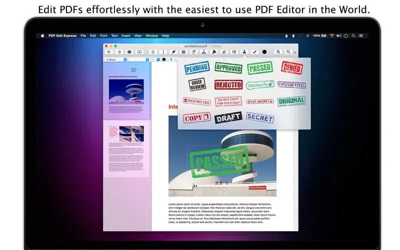 Capturas de pantalla de PDF Edit Express - PDF Vector Drawing + OCR + TXT Editor