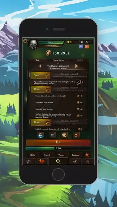 Derendal: IDLE Hero Text RPG應用截圖