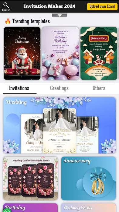 Скриншоты Invitation Maker 2024