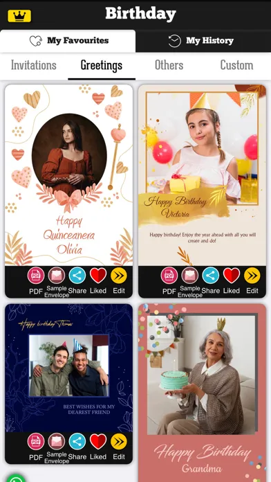 Скриншоты Invitation Maker 2024