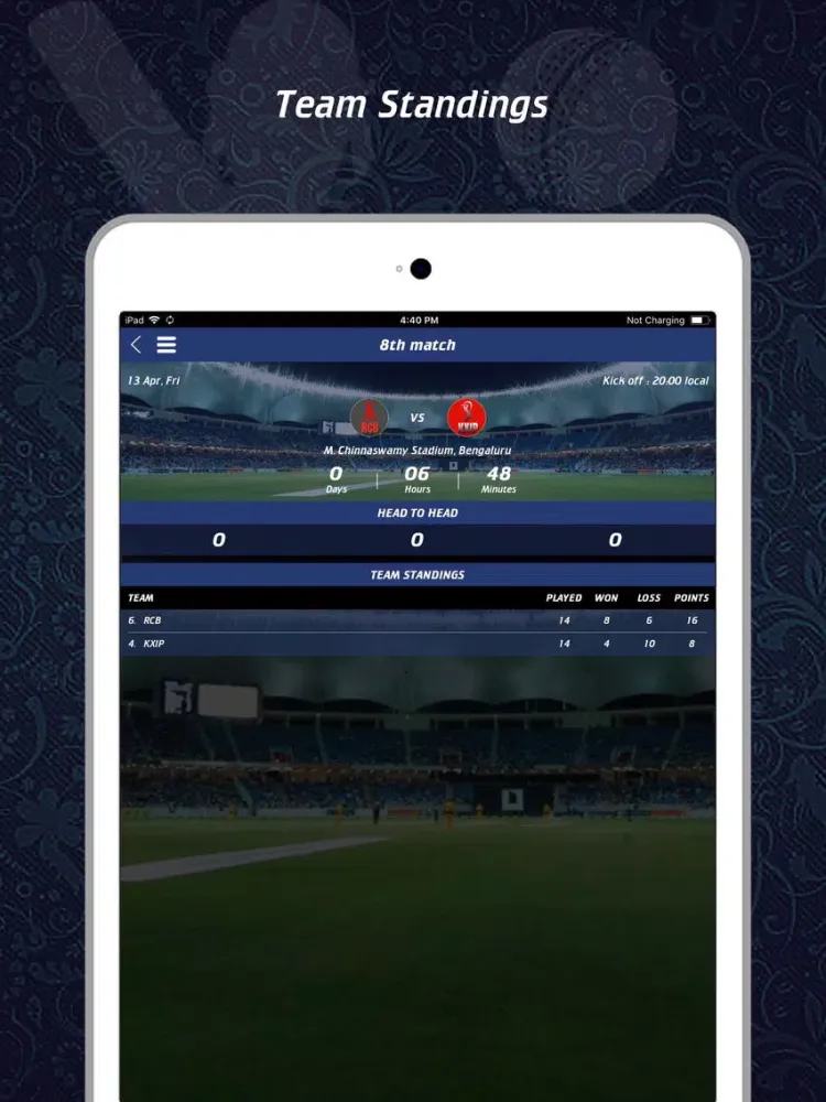 LiveLine - Live Cricket 2021 iPad  স্ক্রিনশট