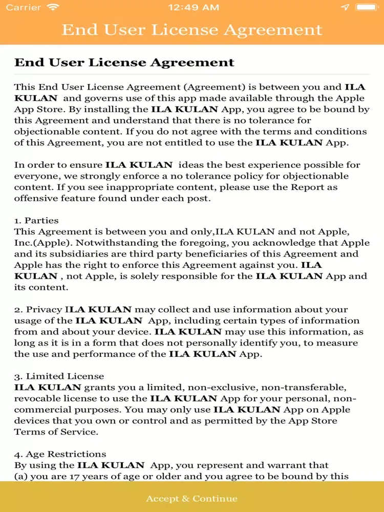 ILA KULAN iPad 應用截圖