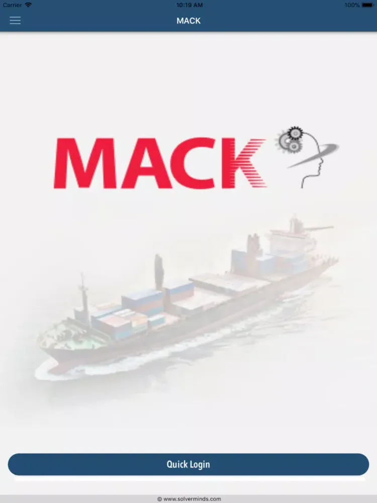 Tangkapan layar SVM MACK iPad 