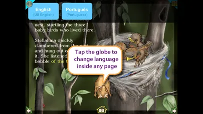 Stellaluna Living Book Screenshots