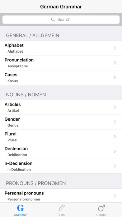 German Grammar with Tests应用截图