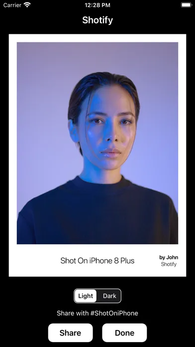 Shotify - Shot On Frame 스크린샷
