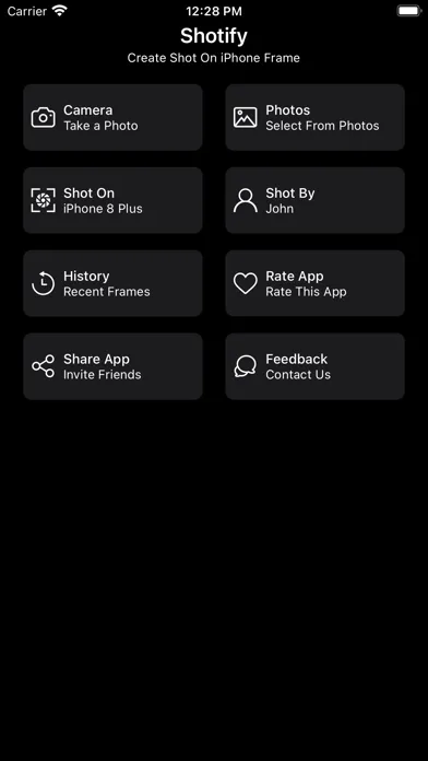 Shotify - Shot On Frame 스크린샷