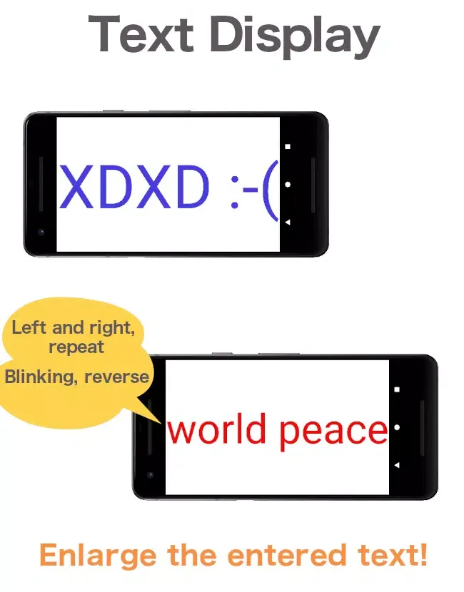Zrzuty ekranu Dispr! : Text Scroll Display