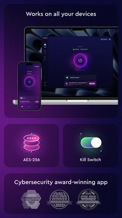 ClearVPN - Secure and Fast VPN Ekran Görüntüleri