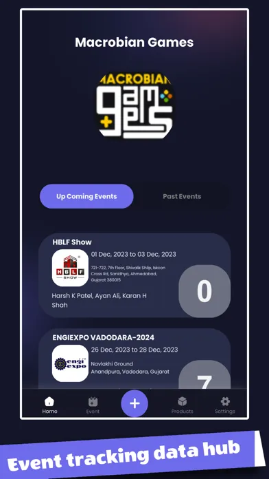 Captures d'écran de Expo Event Tracker