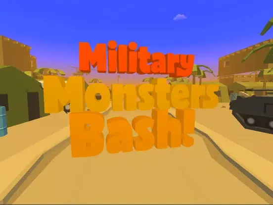 Tangkapan skrin Military Monsters Bash iPad 