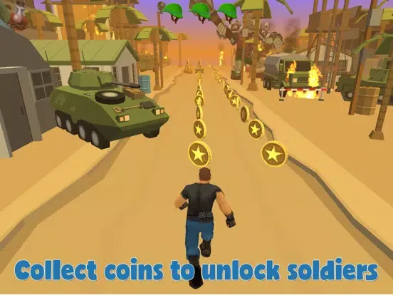 Tangkapan skrin Military Monsters Bash iPad 