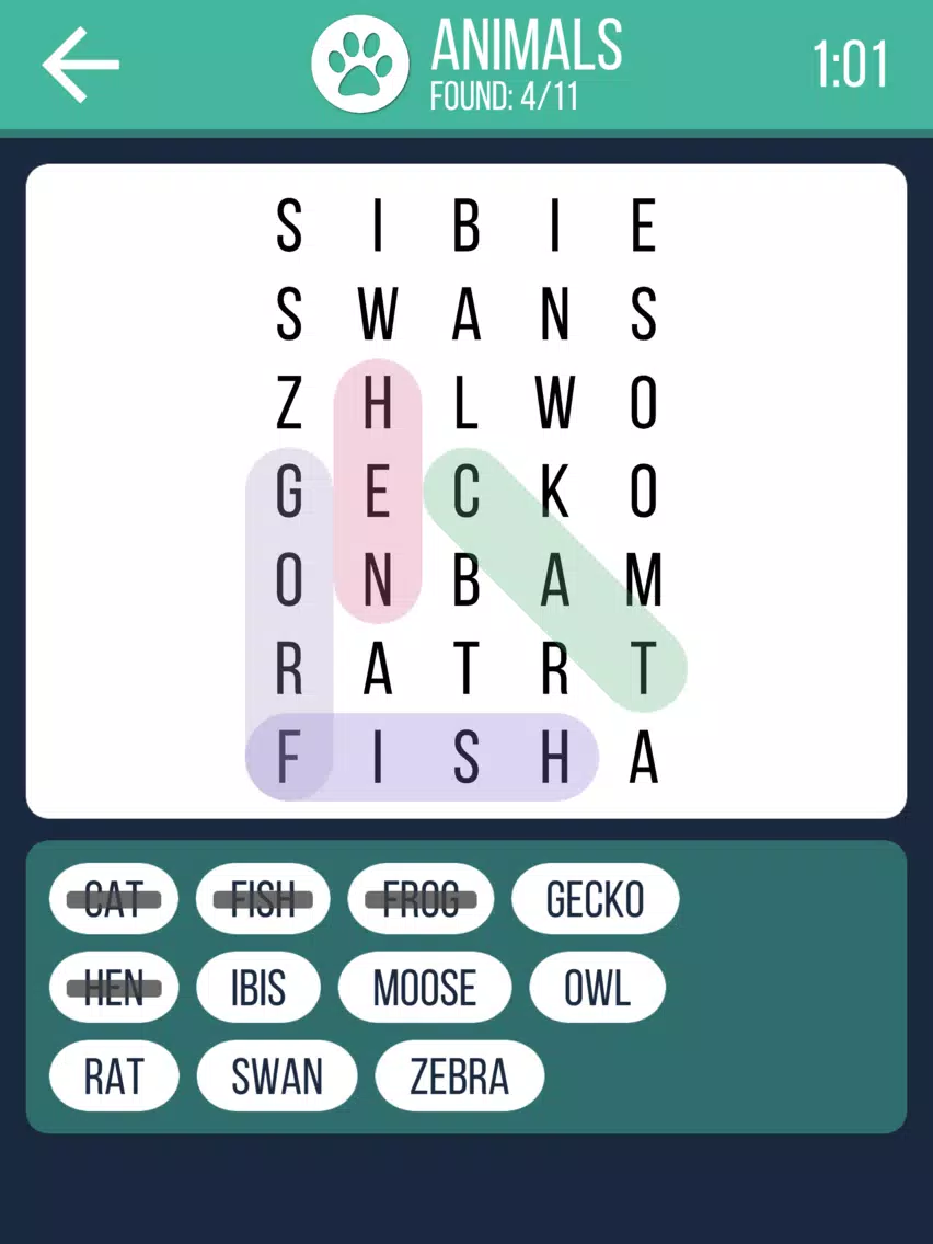 ภาพหน้าจอของ WordSearch | CrossWord Puzzle iPad 