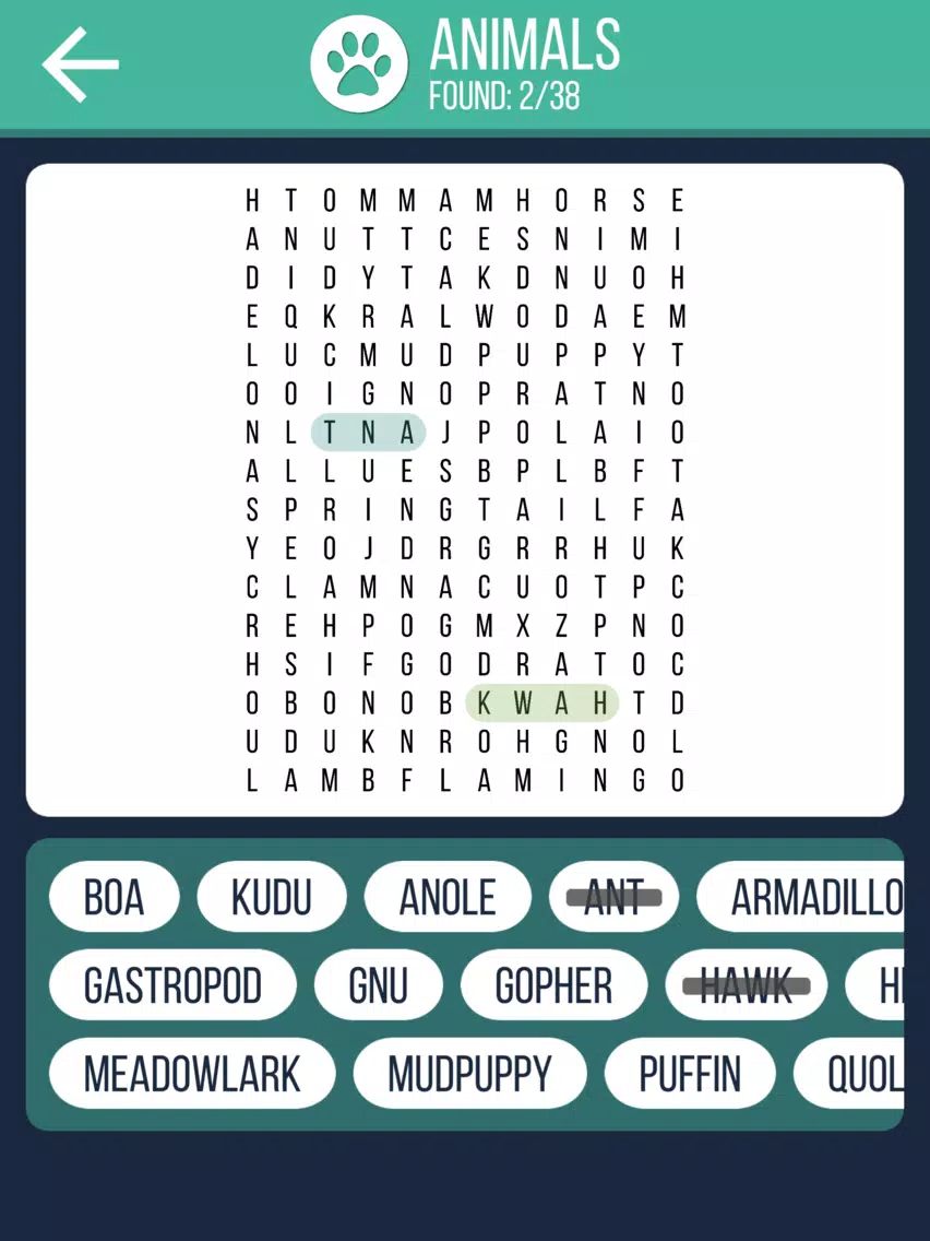 ภาพหน้าจอของ WordSearch | CrossWord Puzzle iPad 