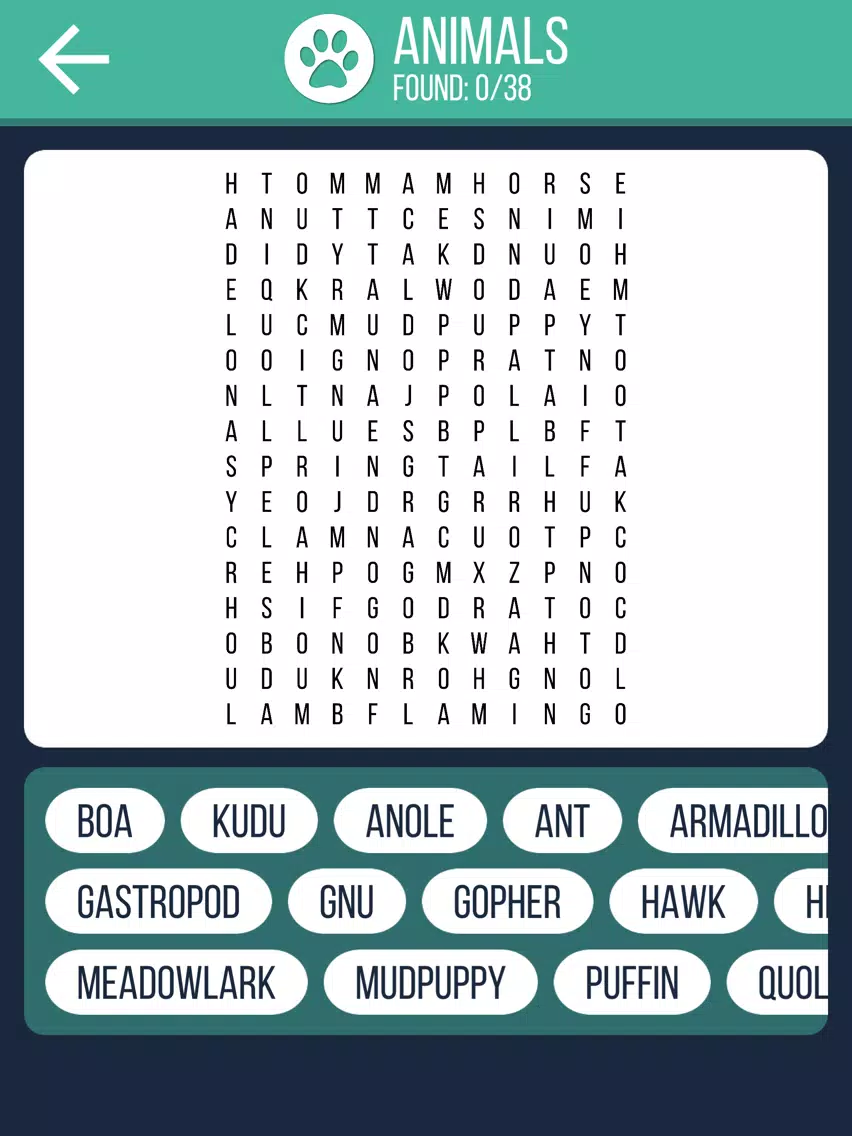 ภาพหน้าจอของ WordSearch | CrossWord Puzzle iPad 