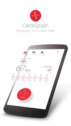 Cardiograph - Heart Rate Meter スクリーンショット