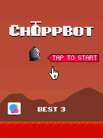 Choppbot - The Tiny Flappy Copter Robot سکرین شاٹس