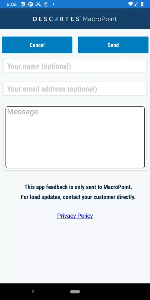MacroPoint স্ক্রিনশট