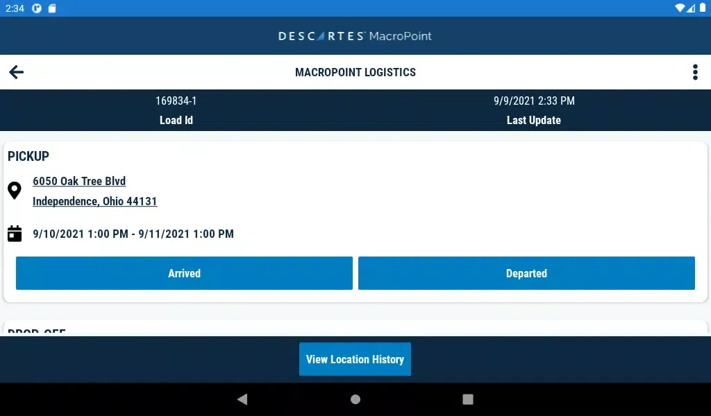 MacroPoint স্ক্রিনশট