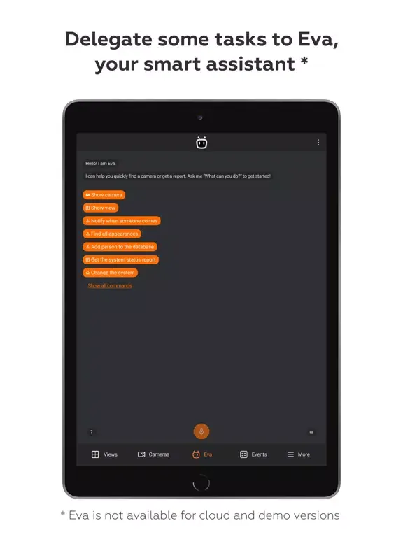 Macroscop video surveillance iPad  Ekran Görüntüleri