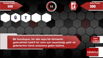 Capturas de pantalla de Kelime Oyunu Bilgi Yarışması