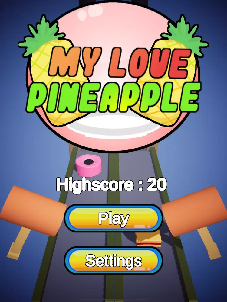 Tangkapan skrin My Love Pineapple iPad 