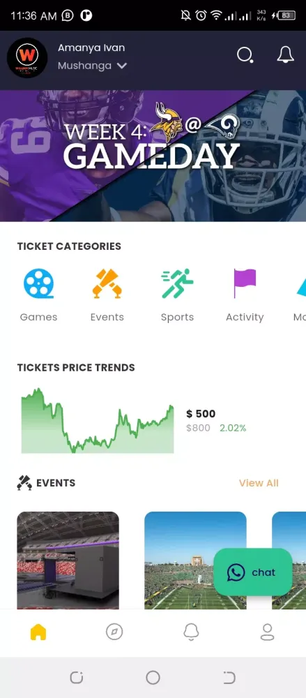 myTickets Screenshots