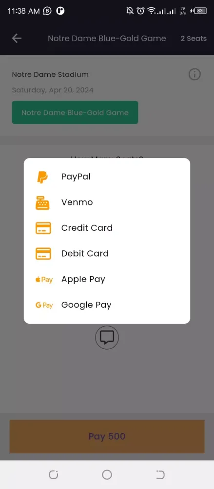 myTickets Screenshots