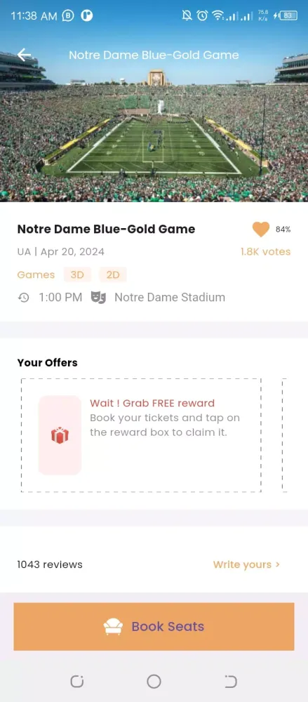 myTickets Screenshots