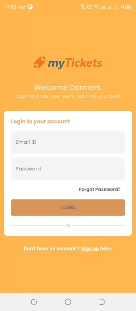 myTickets Screenshots