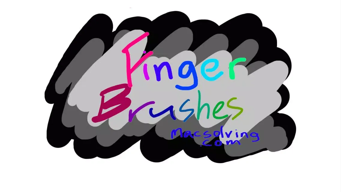ภาพหน้าจอของ Finger Brushes - Now Pressure Sensitive!!
