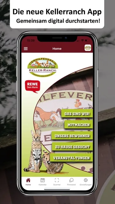 Capturas de tela do Kellerranch App