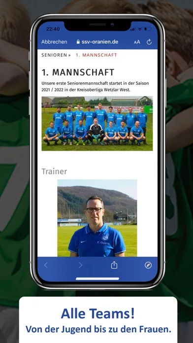 Oranier App Screenshots