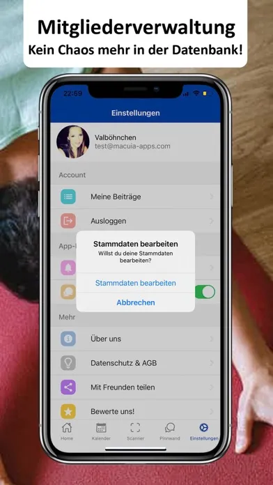 Screenshot di TSV Heusenstamm App