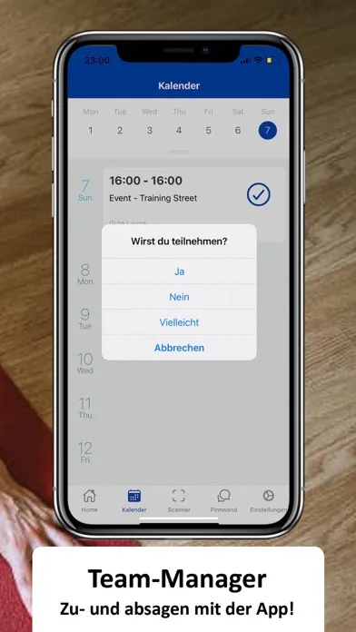 Screenshot di TSV Heusenstamm App