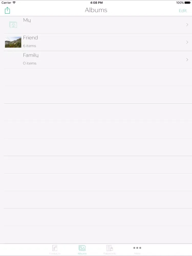 Скриншоты PrivateData - Secure Photo, Videos, Contacts & Password for Free iPad 